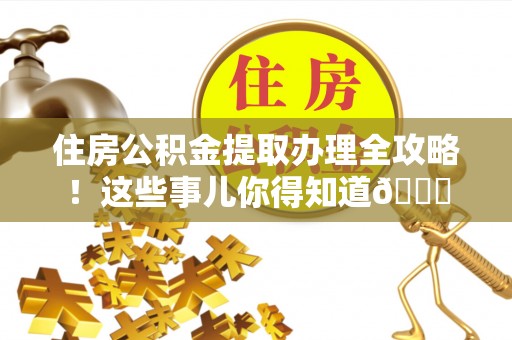 鄂伦春住房公积金提取办理全攻略！这些事儿你得知道😎