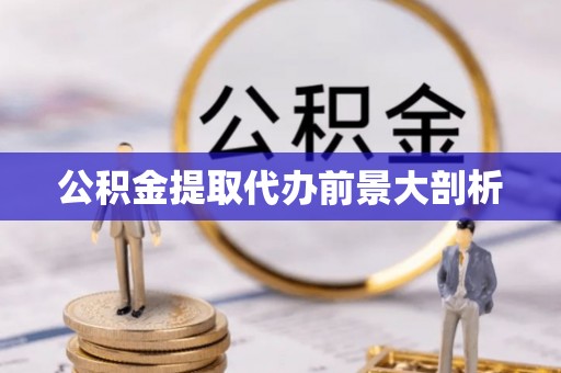 鄂伦春公积金提取代办前景大剖析